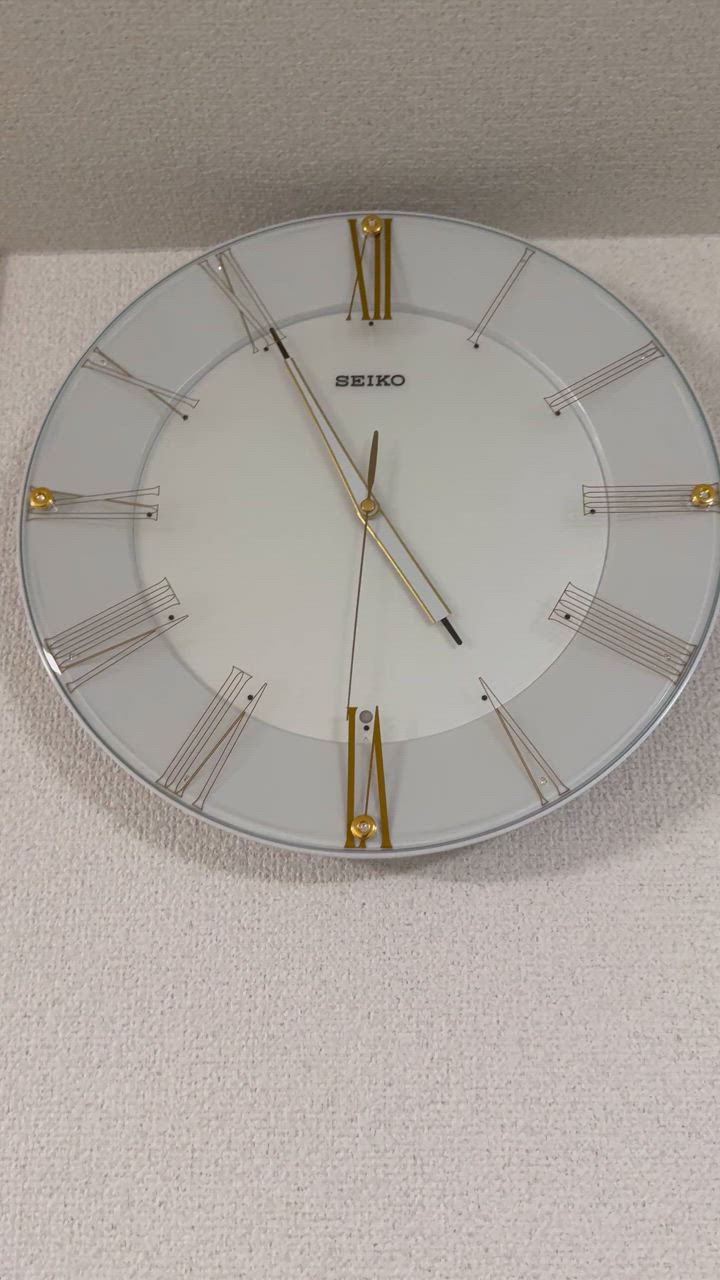 SEIKO 掛け時計 セイコー 壁掛け KX214H 電波時計 スイープ 静か