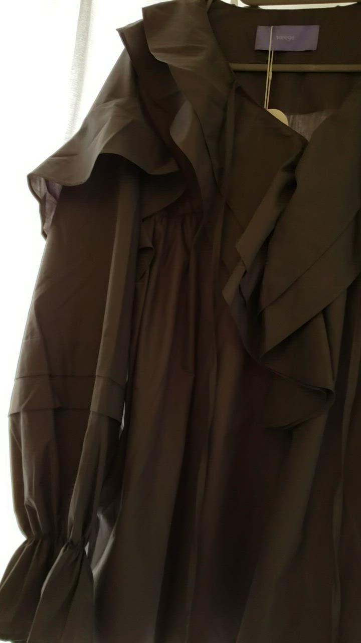wee9s ブラウス シャツ big collar frill blouse / 付け襟風 wee9s ブラウス シャツ big collar frill blouse / 付け襟風