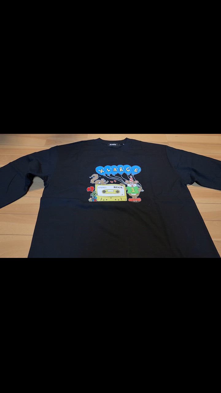 XLARGE エクストララージ TWO OF A KIND L/S TEE ラバープリント
