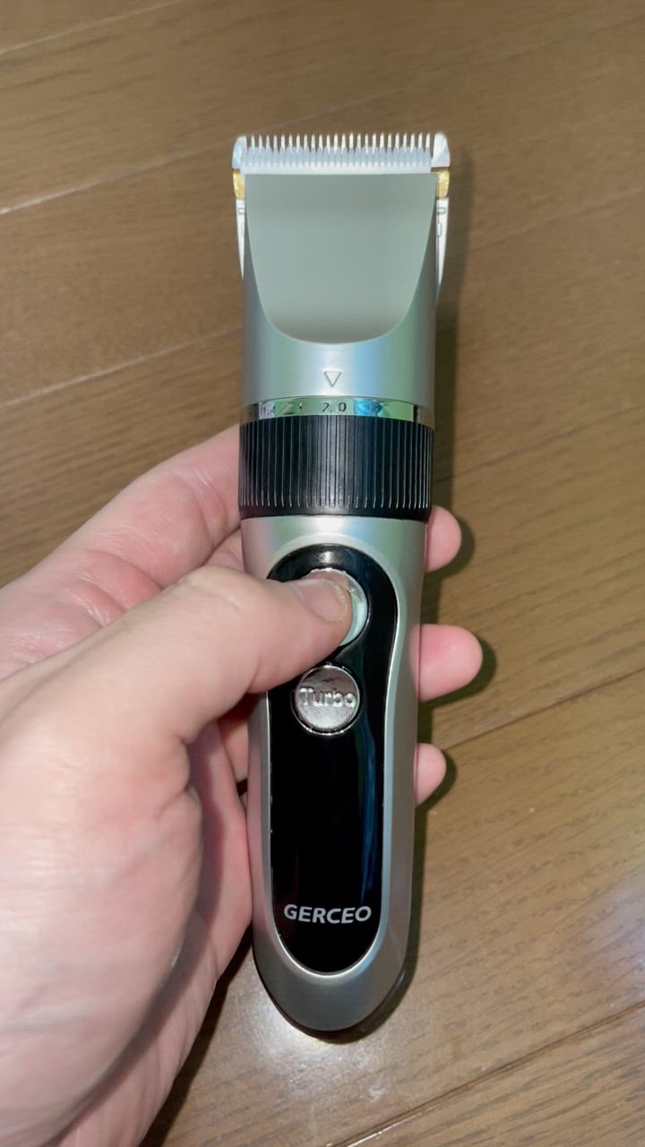 GERCEO 電気バリカン 散髪 ヘアカッター ヘアクリッパー USB充電