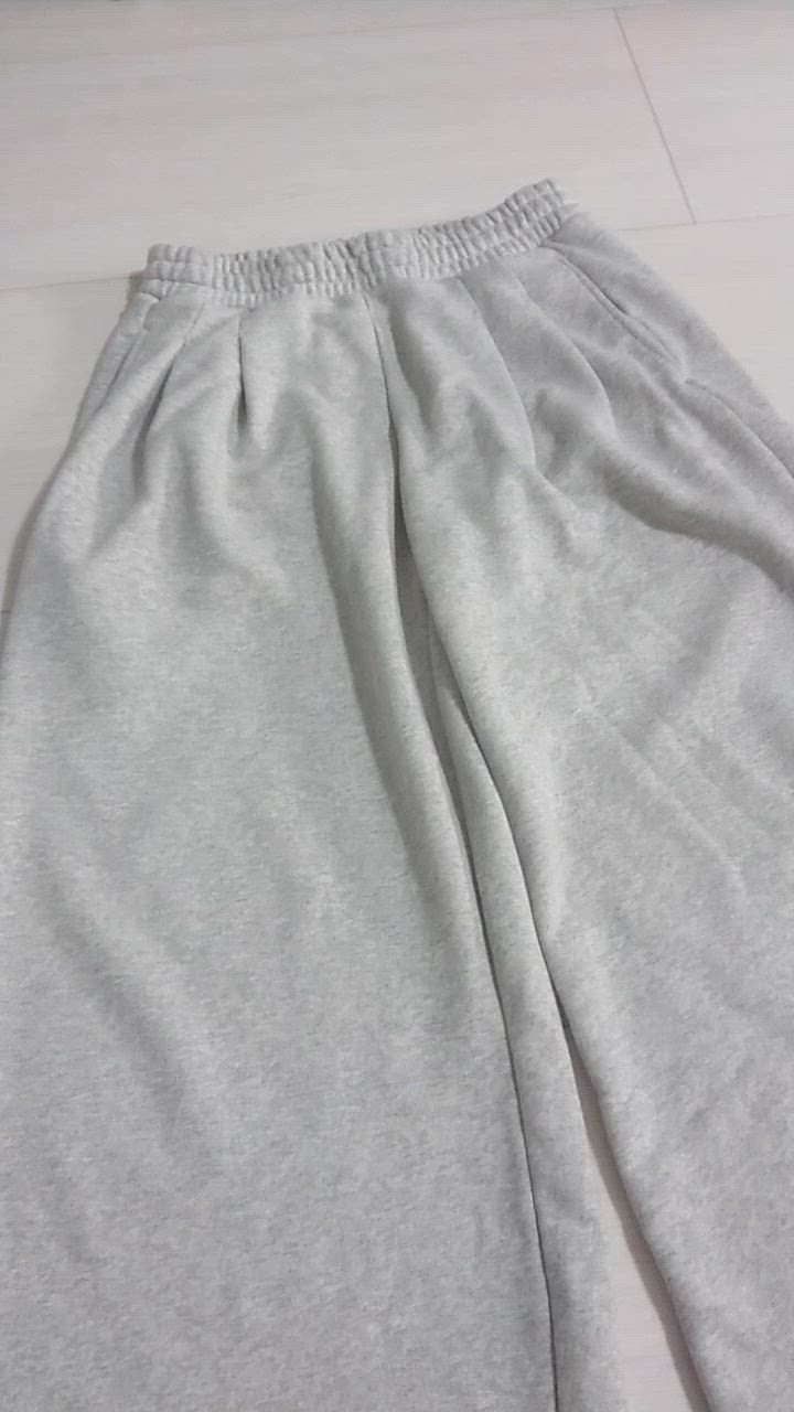 CALLNE スウェットパンツ ジャージ 「CALLNE」2tuck Cutoff