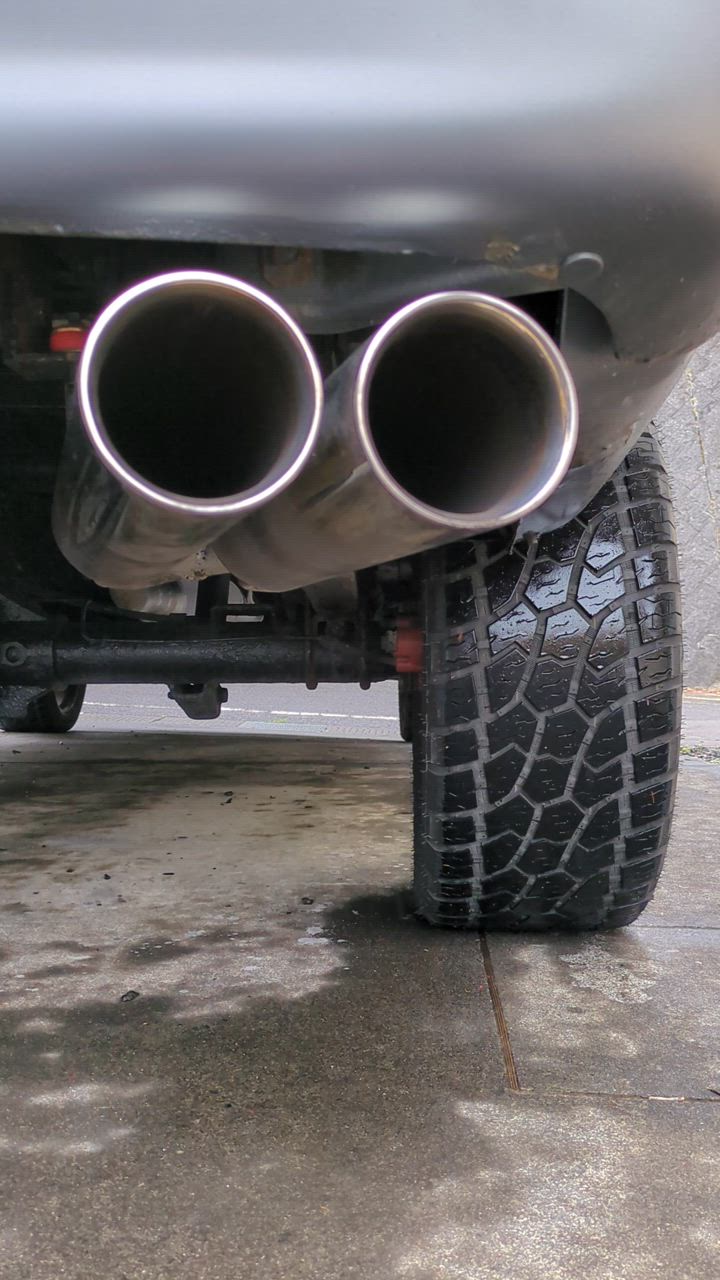 汎用 オーバル ボックス 箱型 in-out2.5 マフラー アメ車 旧車