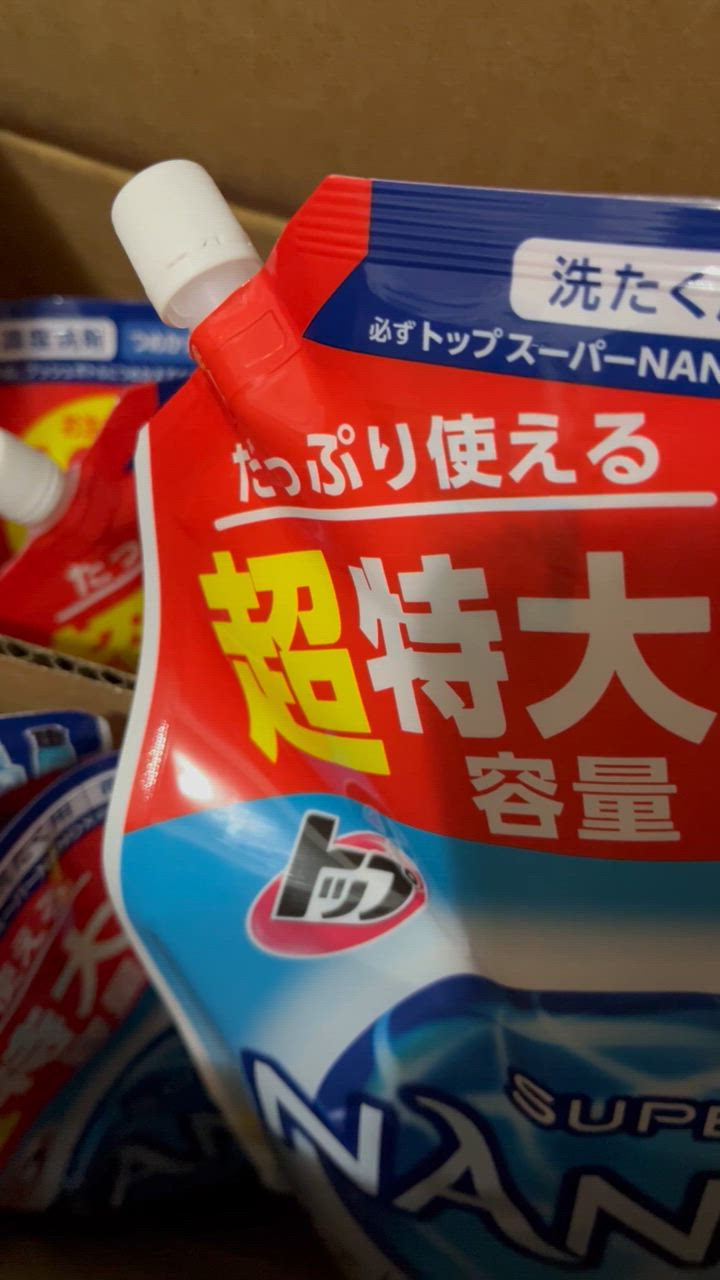 トップ スーパーナノックス [つめかえ用] 1230g × 6個 楽天市場】トップスーパーNANOX ナノックス 詰替用超特大 1230g