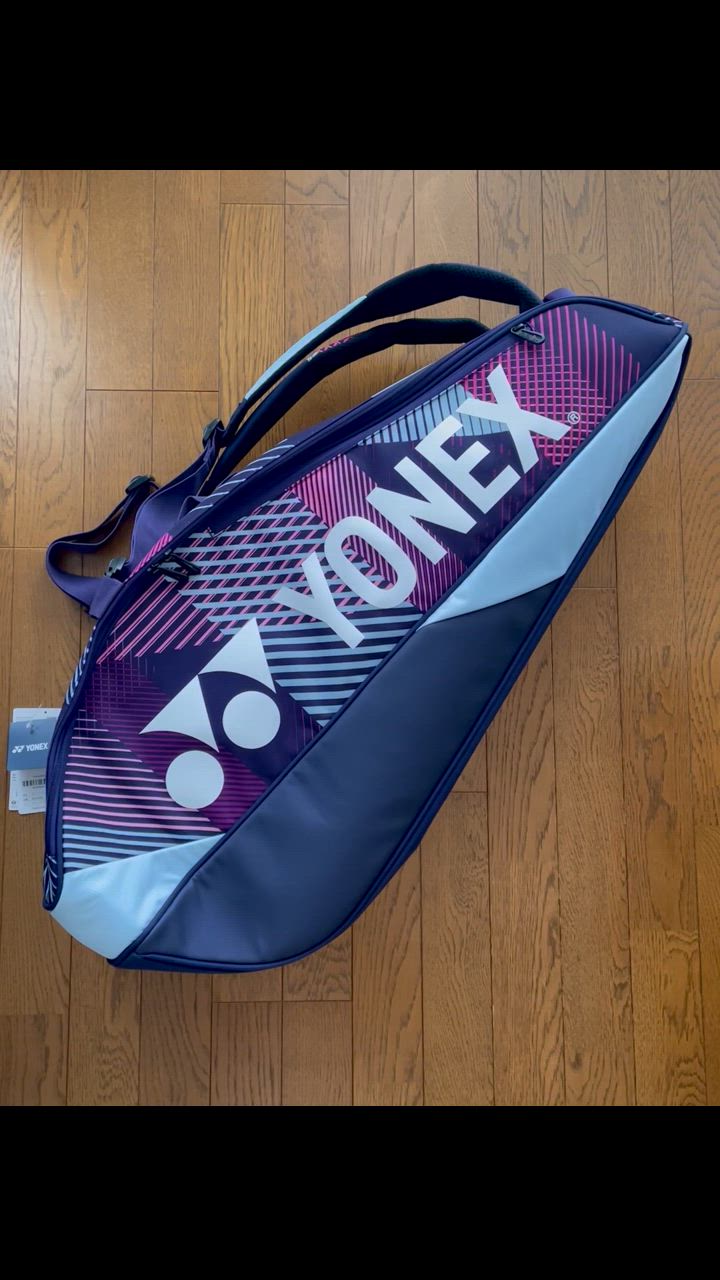 新品YONEX バドミントン ラケットバッグ ネイビー/ピンク YONEX バドミントン•テニス ラケットバッグ ブラック/ピンク