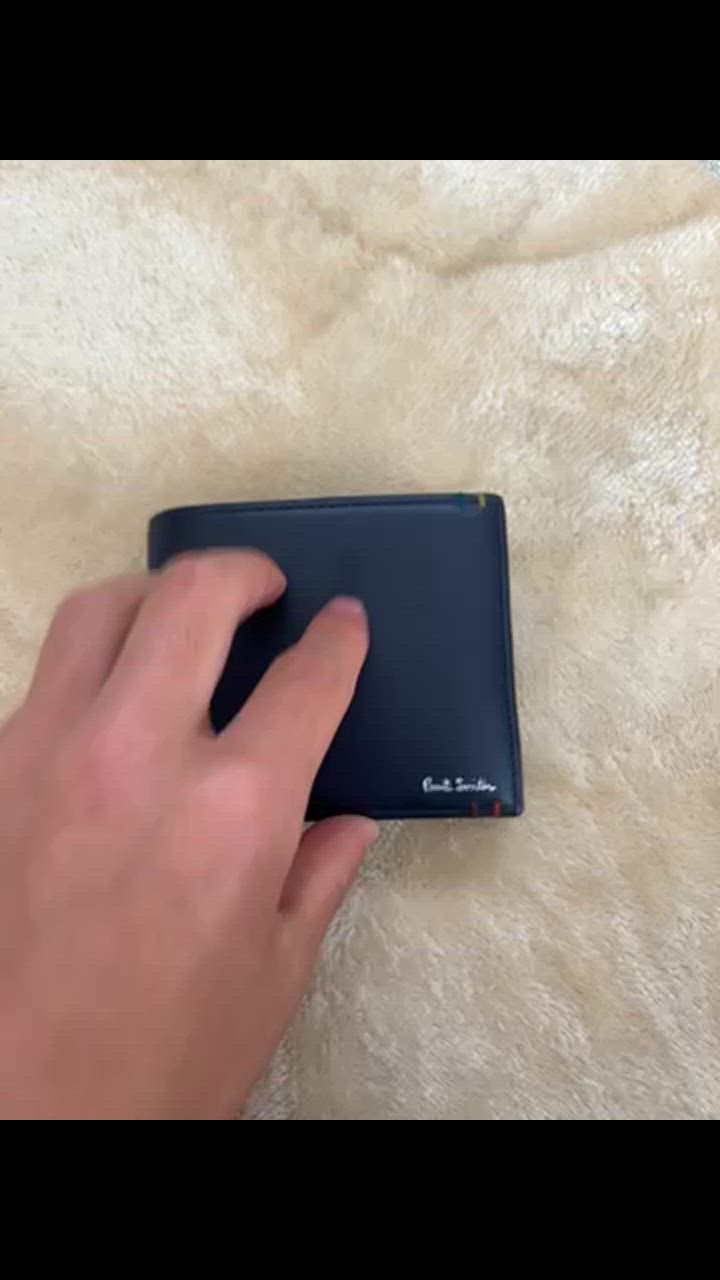 Paul Smith 財布 ハイライトステッチ 2つ折り財布 / 813006 P854