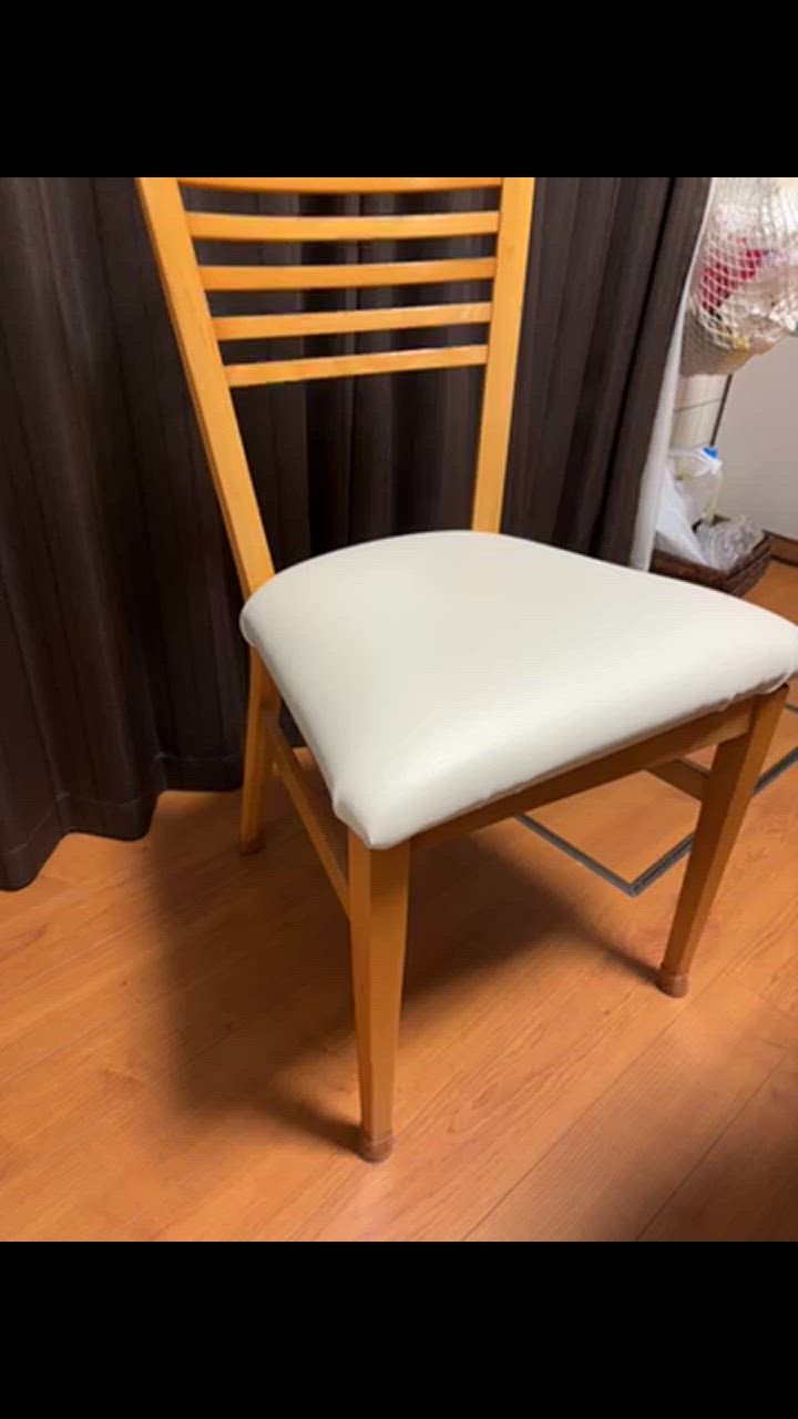 椅子の張り替え セット レザー 合皮 無地 5cm厚 4脚分 キット