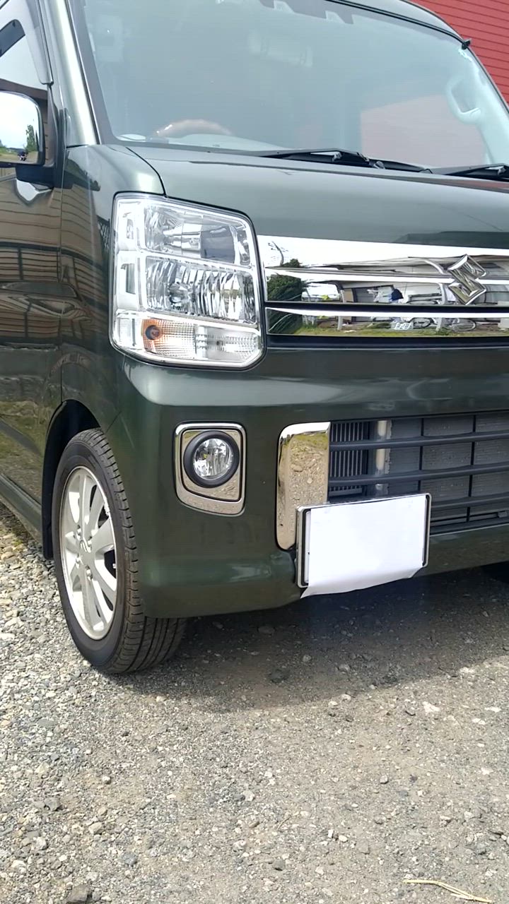 エブリイワゴン DA17W 超鏡面 ステンレス メッキ フロント