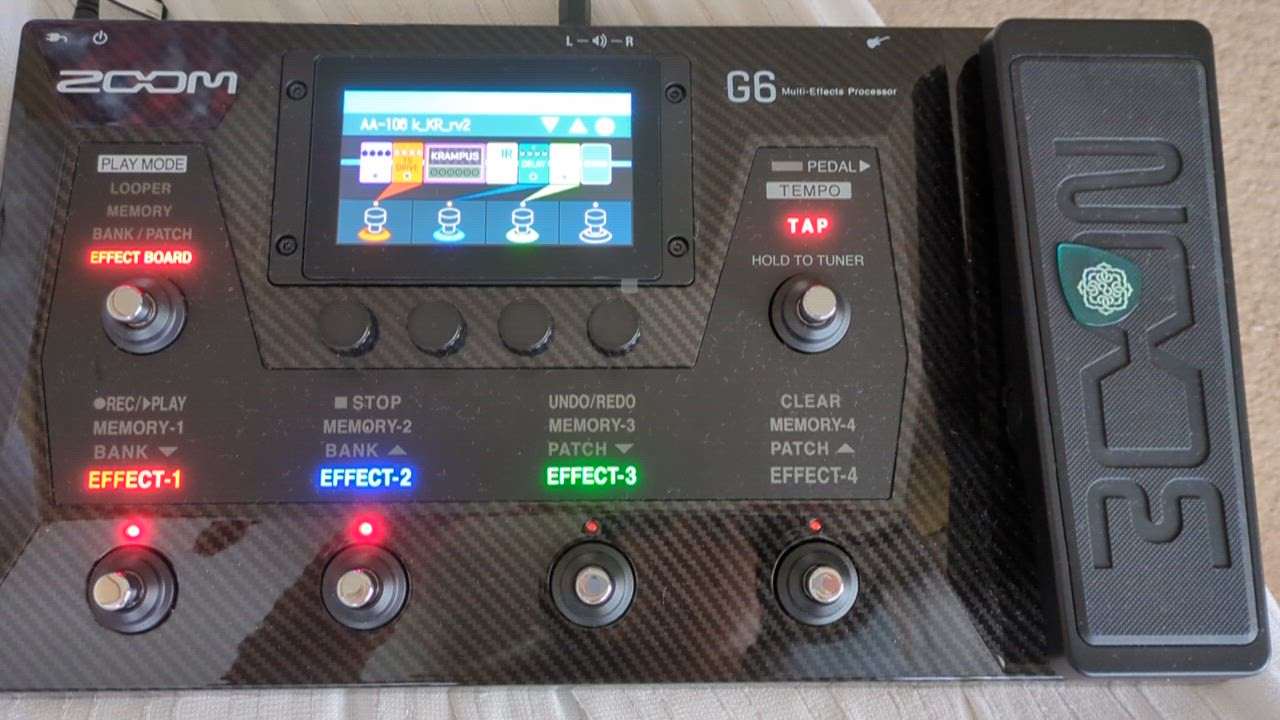 ズーム(楽器) ZOOM G6 エフェクター【配送区分C】 : マークス