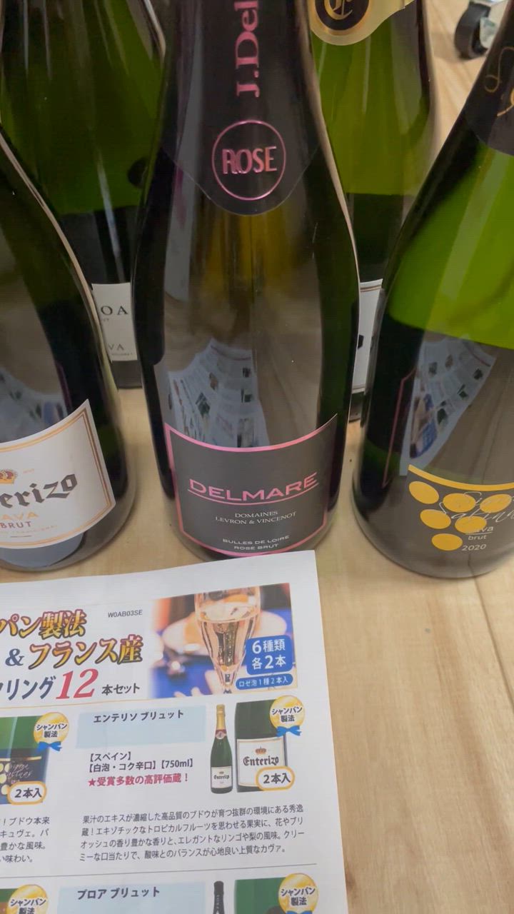 本格シャンパン製法&フランス産の極上辛口スパークリング12本 本格シャンパン製法&フランス産の極上辛口スパークリング12本