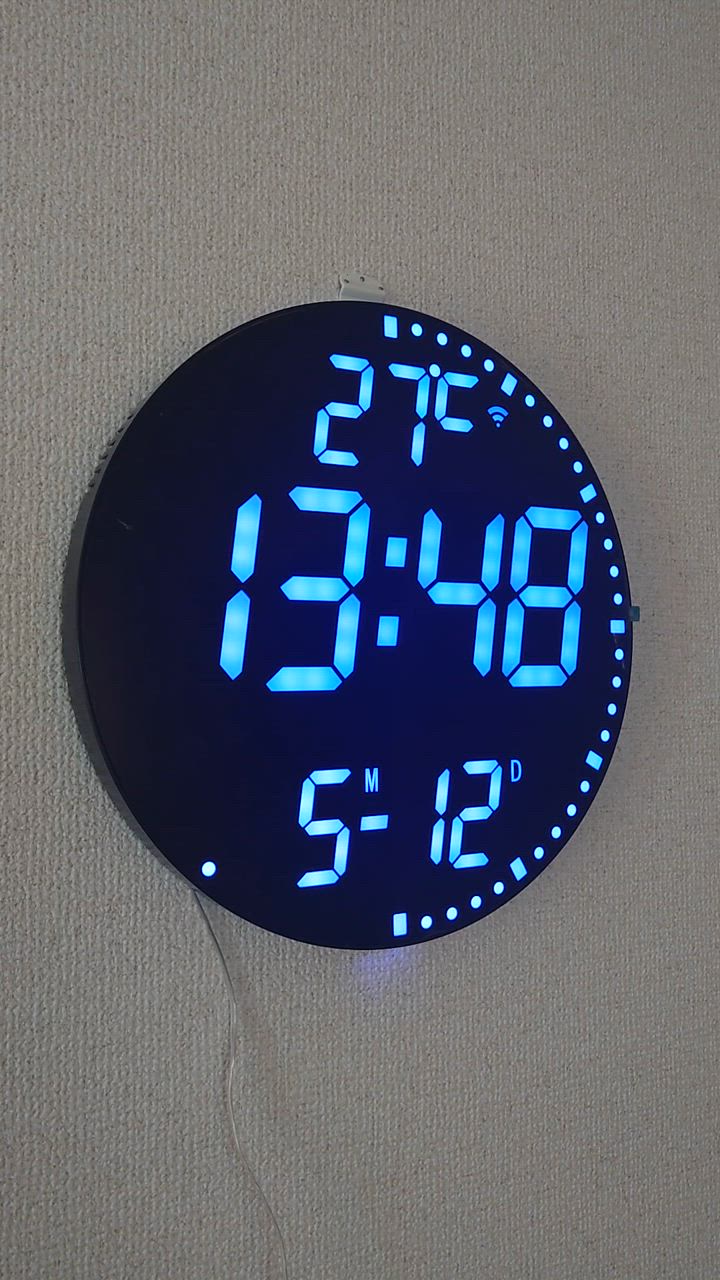 電波時計 壁掛け デジタル 壁掛け時計 電波 北欧 モダン