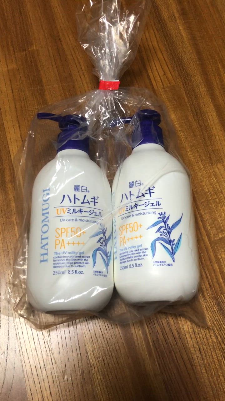 麗白　ハトムギ UV ミルキージェル SPF50+ 250ml 8本セット 41f7OECr1-L.jpg_BO30,255,255,