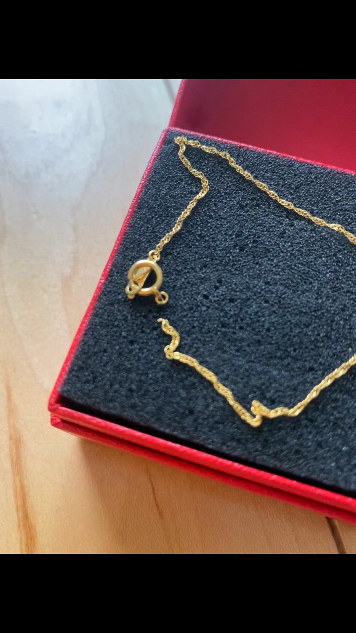 純金　24Kゴールドビーズブレスレット ケース付き ジュエリー工房アトラス 24金 ブレスレット 純金 チェーンのみ