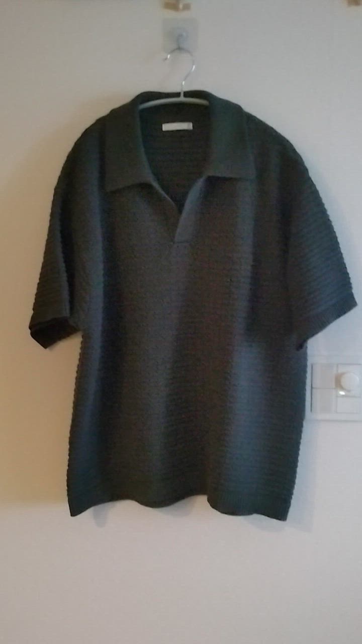 WYM LIDNM ポロシャツ TUCK SKIPPER KNIT POLO メンズ