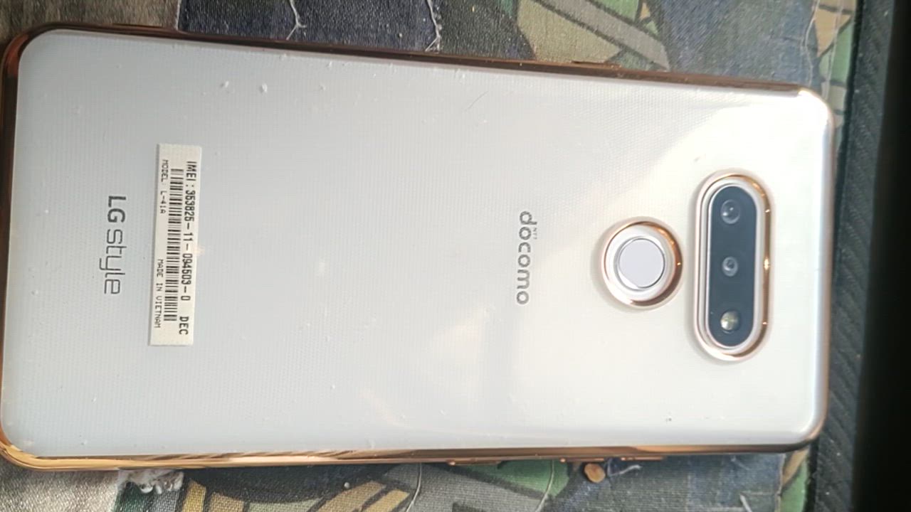 LG style style3 L-41A サイド メッキカラー ソフトケース