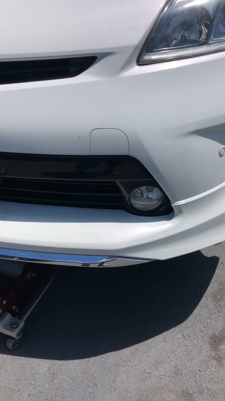 HELIOS（車） プリウス ZVW 30 後期 フロント ハーフ スポイラー