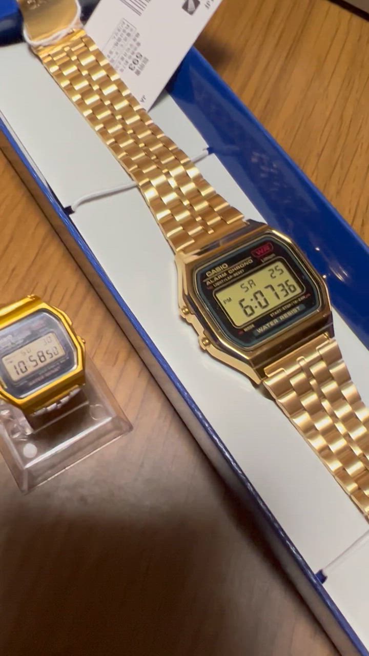 CASIO 国内正規保証 CASIO “CLASSIC” A159WGEA-1JF ゴールド