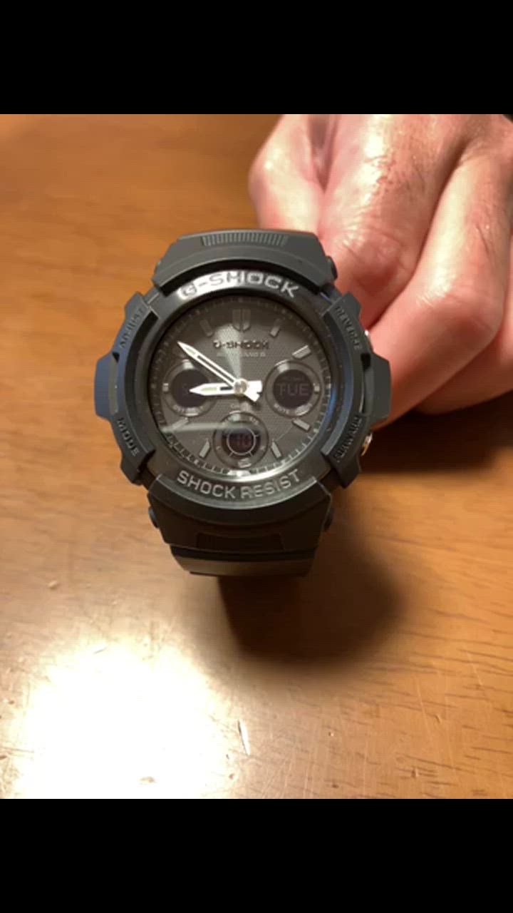 ソーラークロノグラフ（LINEAGE） 並行輸入品 10年保証 CASIO G