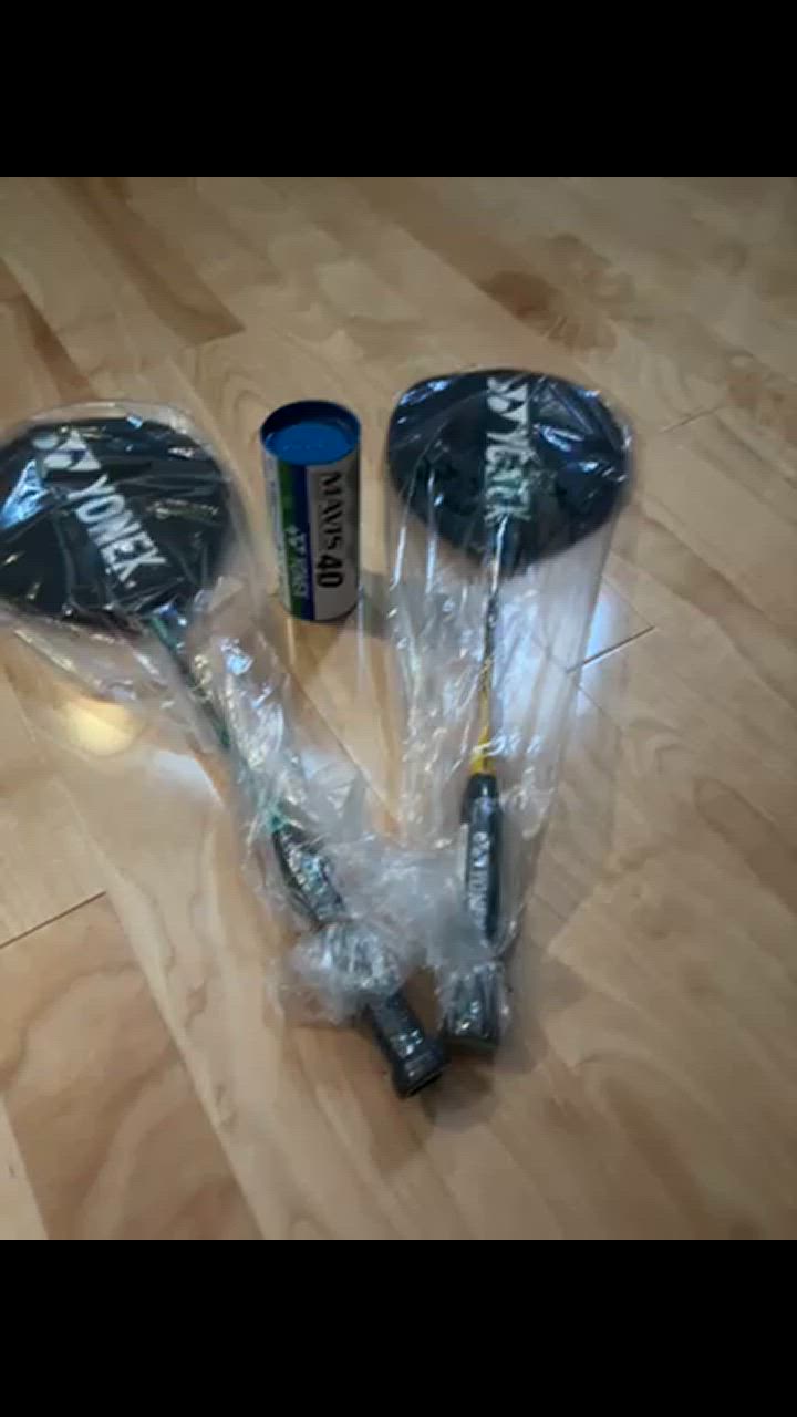 YONEX ヨネックス バドミントンセット シャトル付 バドミントン