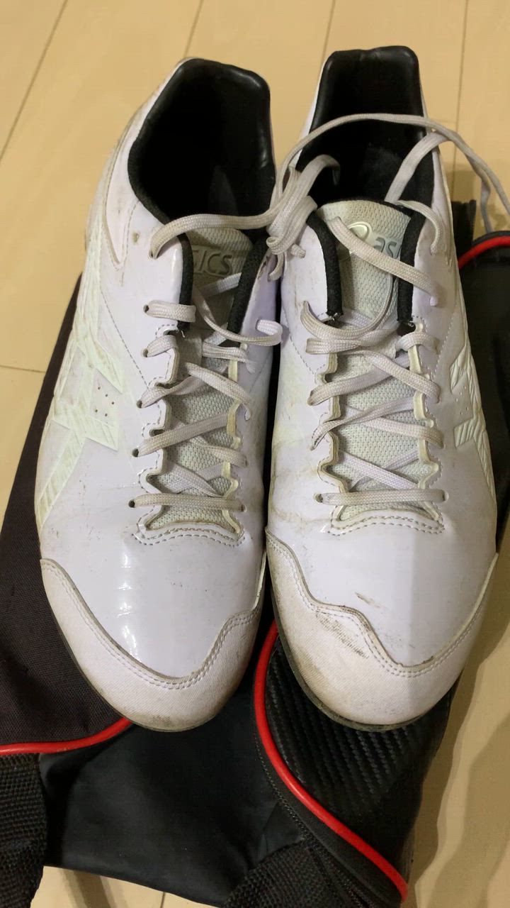 ASICS アシックス（ASICS）（メンズ）野球 スパイク 白 金具
