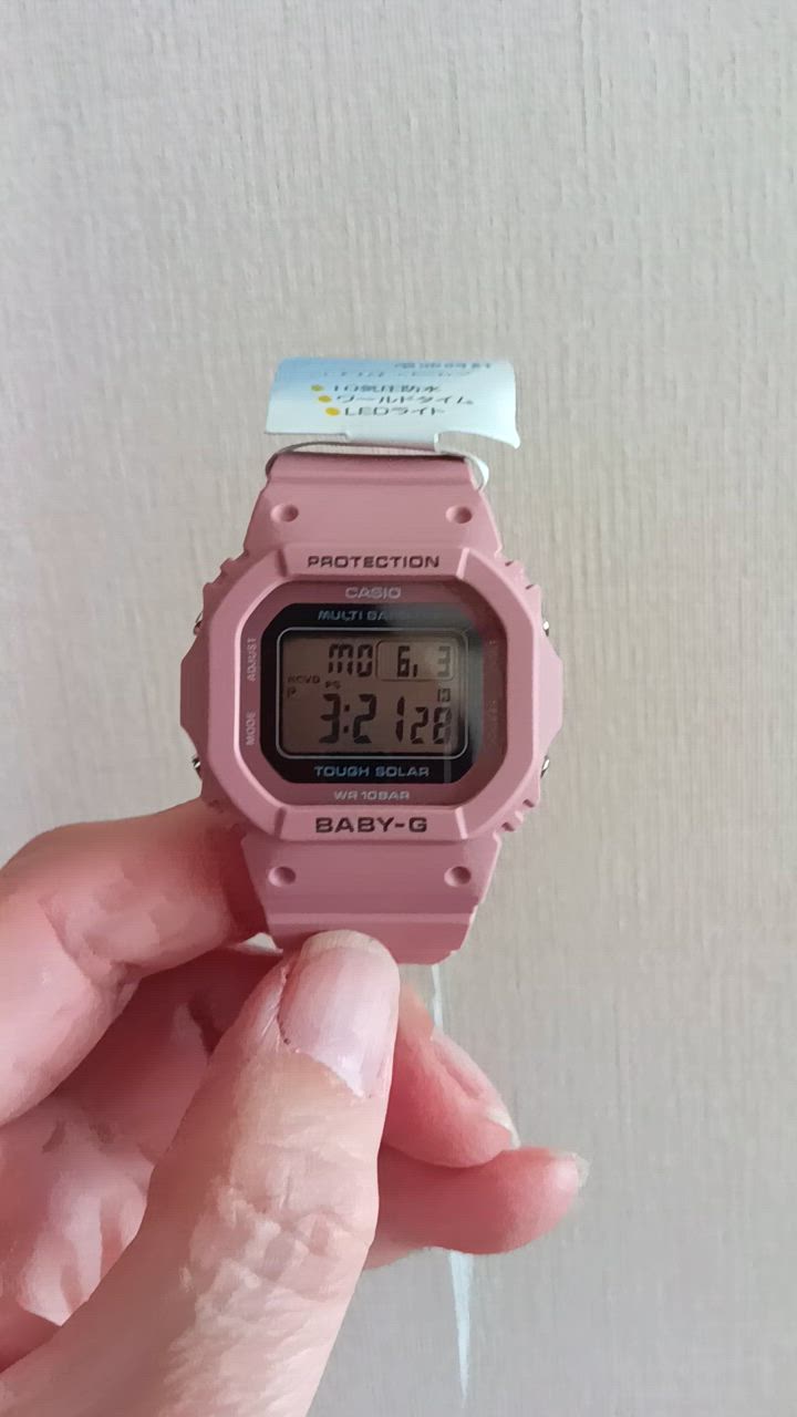 CASIO BABY-G ピンク BGD-5650-4JF BABY-G CASIO Baby-G カシオ ベビーG ソーラー電波腕時計