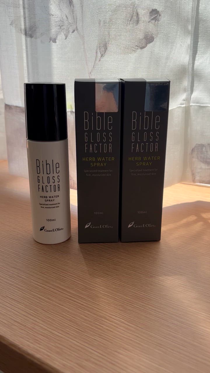 ハーブウォータースプレー 100ml GLOSS FACTOR Bible バイブル