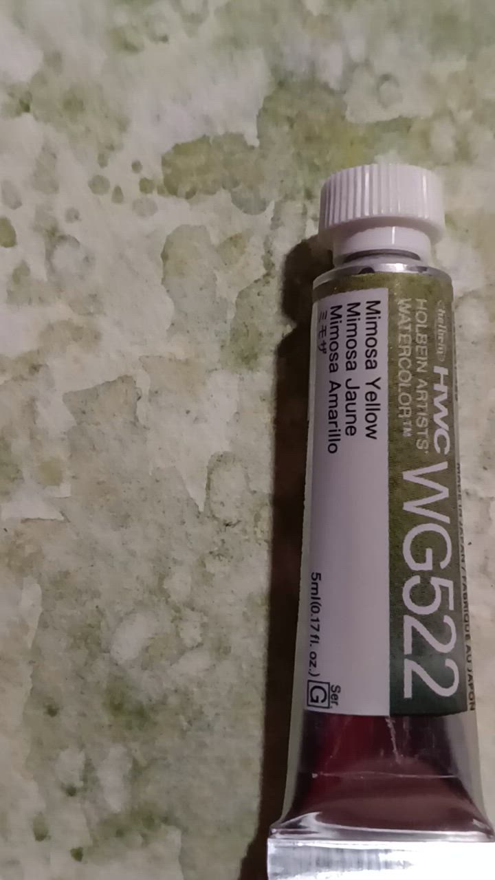 ホルベイン 透明水彩絵具 2号(5ml) WG522 ミモザ (013522