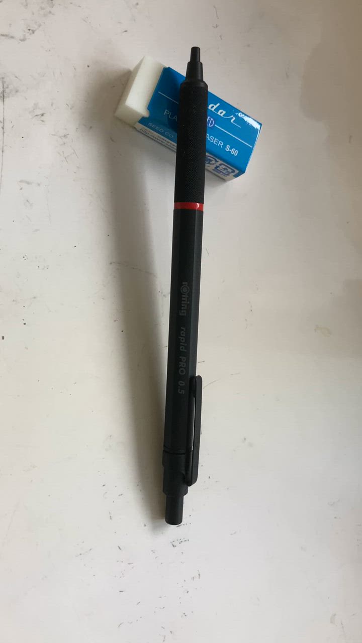 くんボブ ロットリングラビットプロシャープペンシル0.5mm黒柿 くんボブ ロットリングラビットプロシャープペンシル0.5mm黒柿