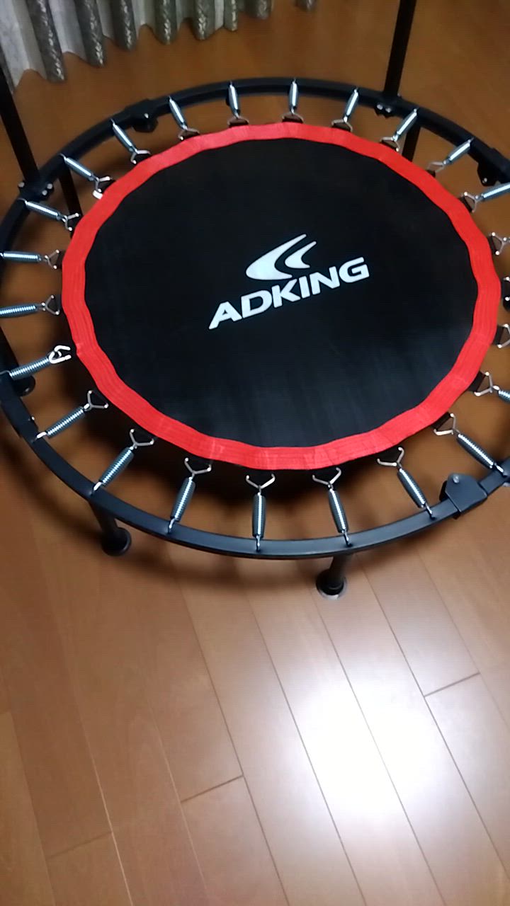 TORIBIO トランポリン 122cm 手すり付き 室内 大人用 折り畳 新品 Amazon | 【TORIBIO】 トランポリン 室内 運動 手すり付き 8本脚