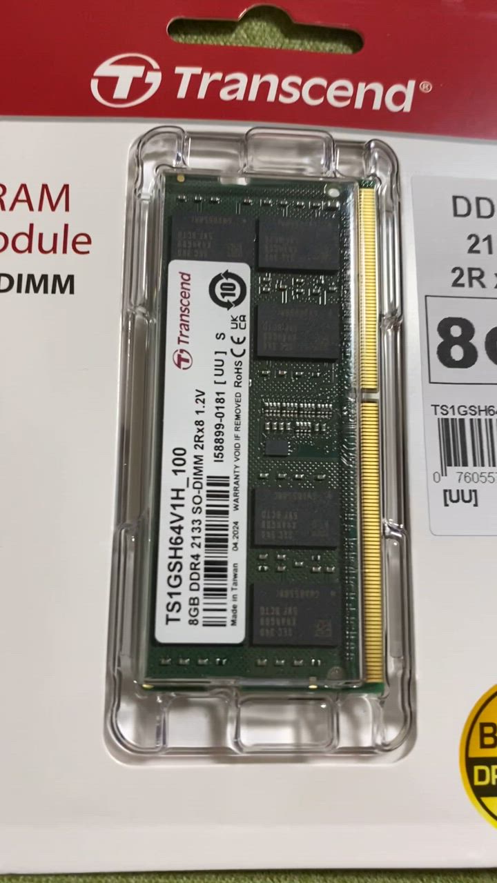 Transcend ノートPC用増設メモリ 8GB DDR4-2133 PC4-17000 SO