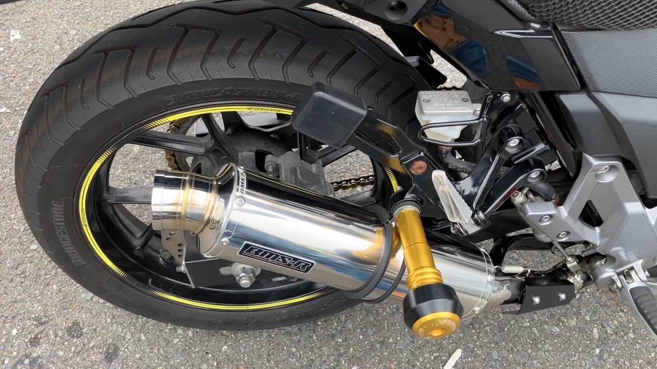 vストローム250用ビームス R-EVOステンレス スリップオンマフラー Vストローム250（V-Strom250） R-EVOステンレス スリップオン