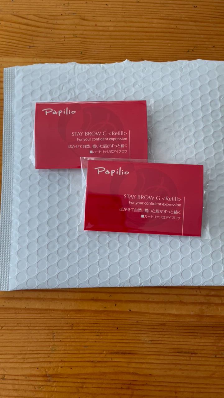 Papilio STAY BROW G <Refill> 4個セット Papilio パピリオ ステイブロウG お得セット（本体＆詰替え専用