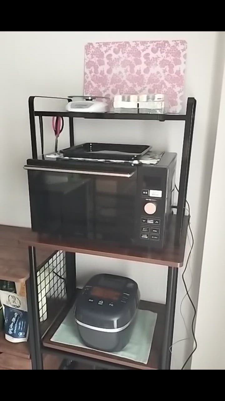 弘益 レンジ台 キッチンラック 大型レンジ台 60cm幅 ヘルシオ