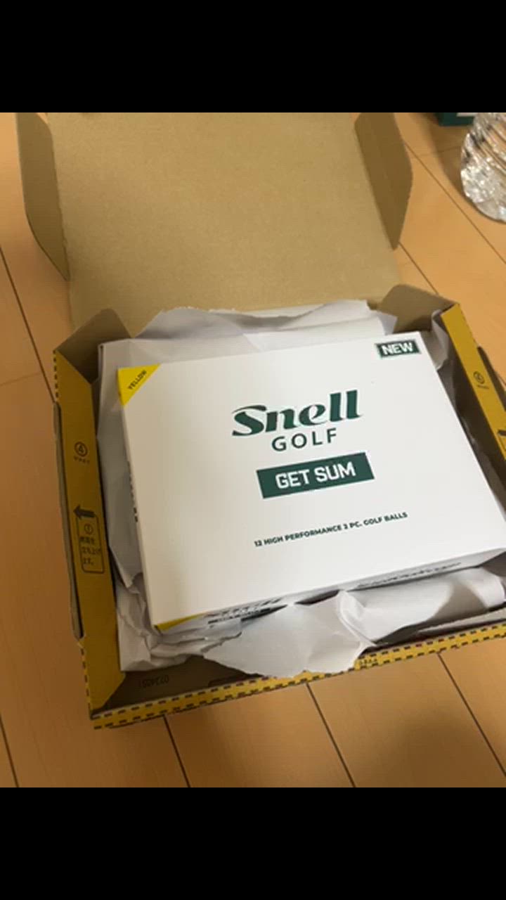 Snell GOLF スネルゴルフ 2023 GET SUM ゴルフボール 1ダース(12
