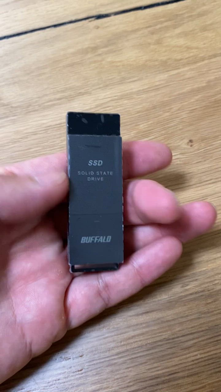 BUFFALO ポータブルSSD バッファロー SSD-PUT1.0U3BC/D [外付け