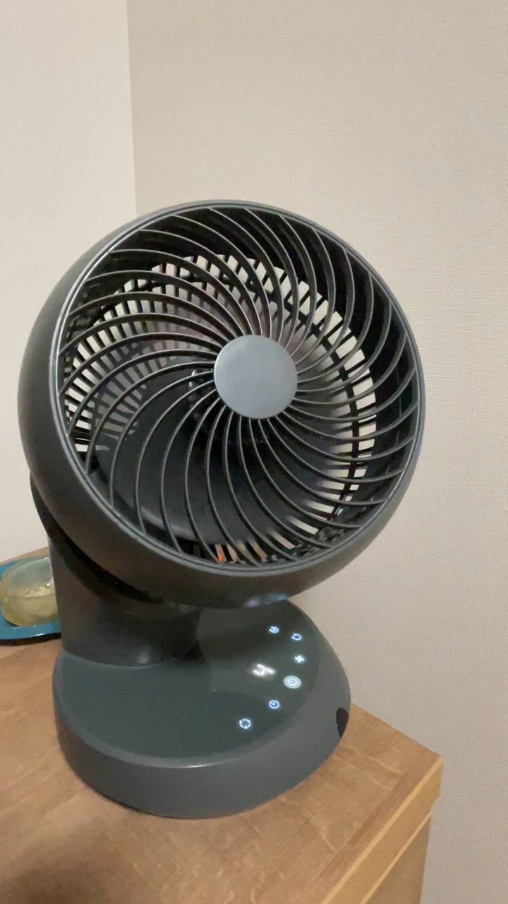 AND・DECO 360°首振り サーキュレーター 扇風機 DCモーター 18畳