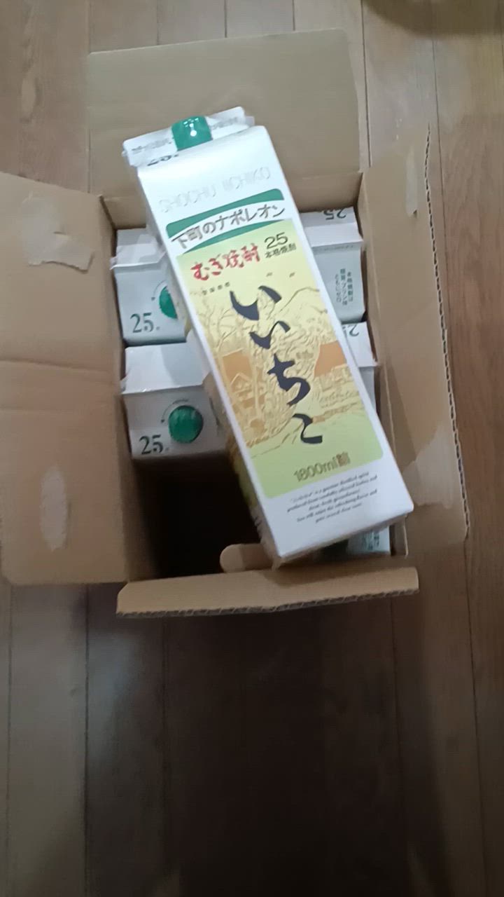 いいちこ　25度　1ケース いいちこ25度 いいちこ 焼酎 25度 1.8L 1800ml パック 1ケース 6