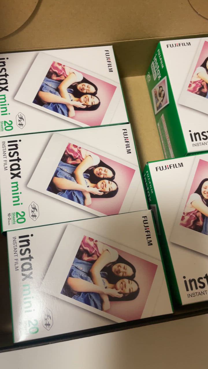 最短即日発送！チェキフィルム100枚セット チェキ フジフィルム チェキフィルム 100枚 instax mini 20枚入