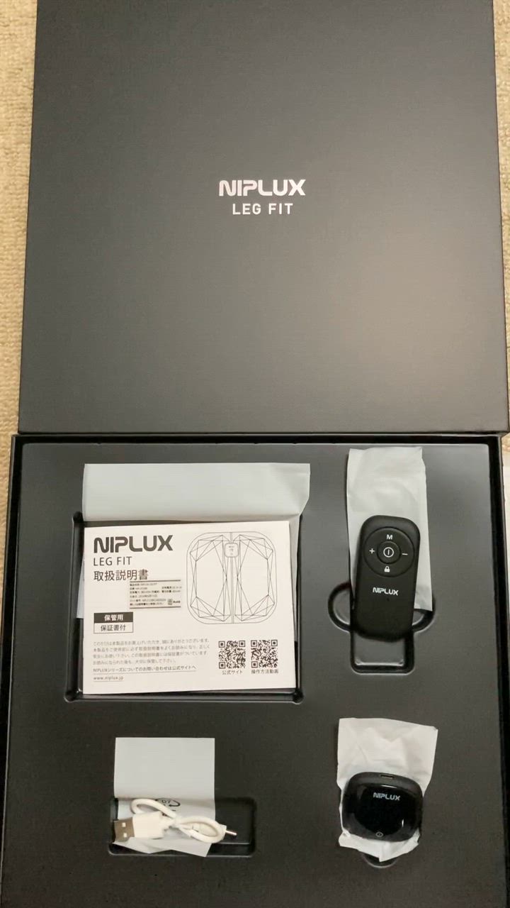 NIPLUX フットマッサージャー EMS マッサージ器 LEG FIT 足