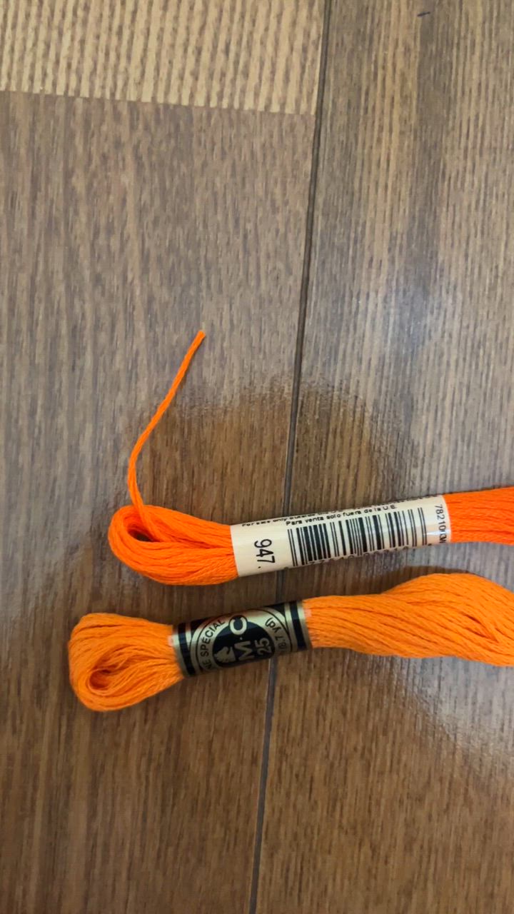刺繍糸DMC 刺しゅう 25番 1カセ 8m 全120色 □ コットン