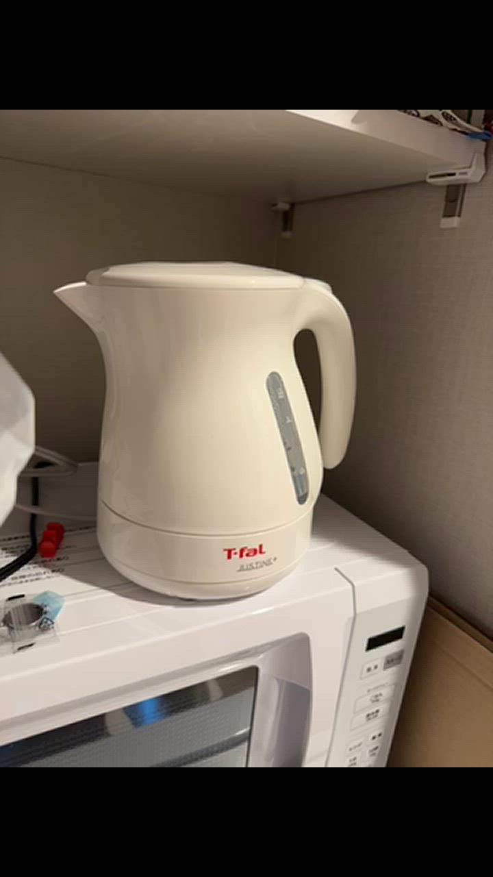 T-fal 電気ケトル Mission ホワイト・ブラック T-fal ティファール 電気ケトル 1.2L ホワイト KO4901JP