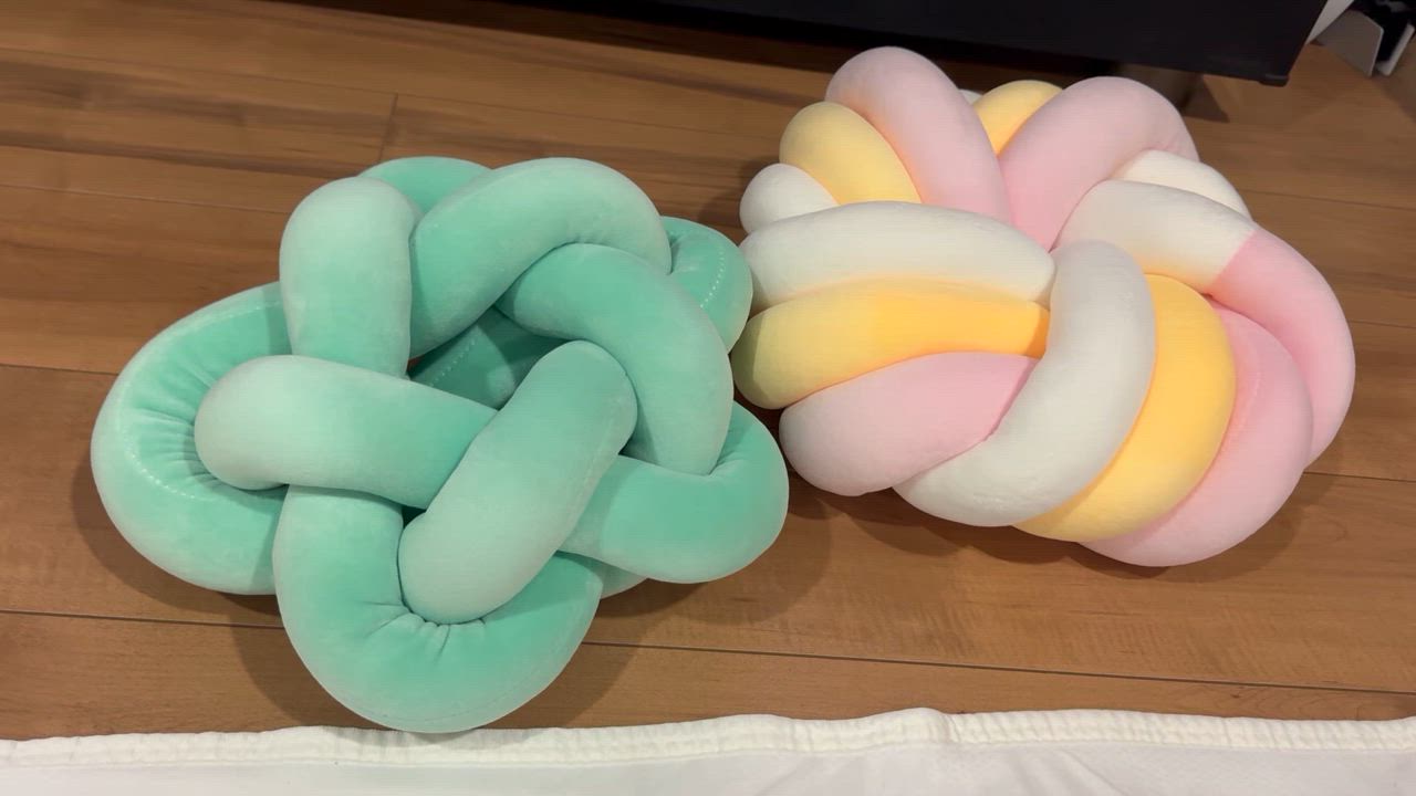 aimoha クッション クッションカバー 星型スター結びふわふわ