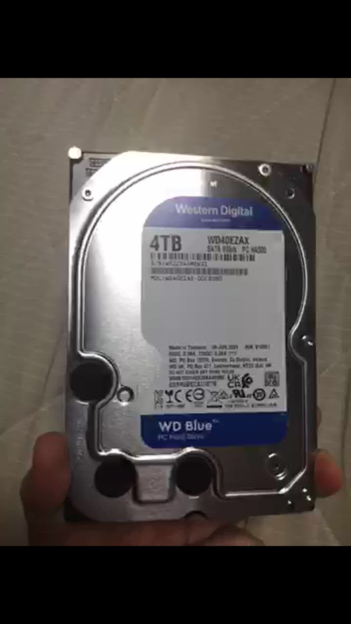 WD Blue WD40EZAX [3.5インチ内蔵HDD / 4TB 5400rpm Blue