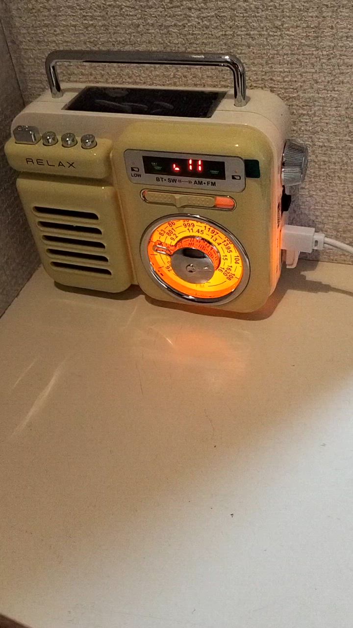 RELAX ラジオ 小型 マルチレトロラジオ Multi Retro Radio 防災
