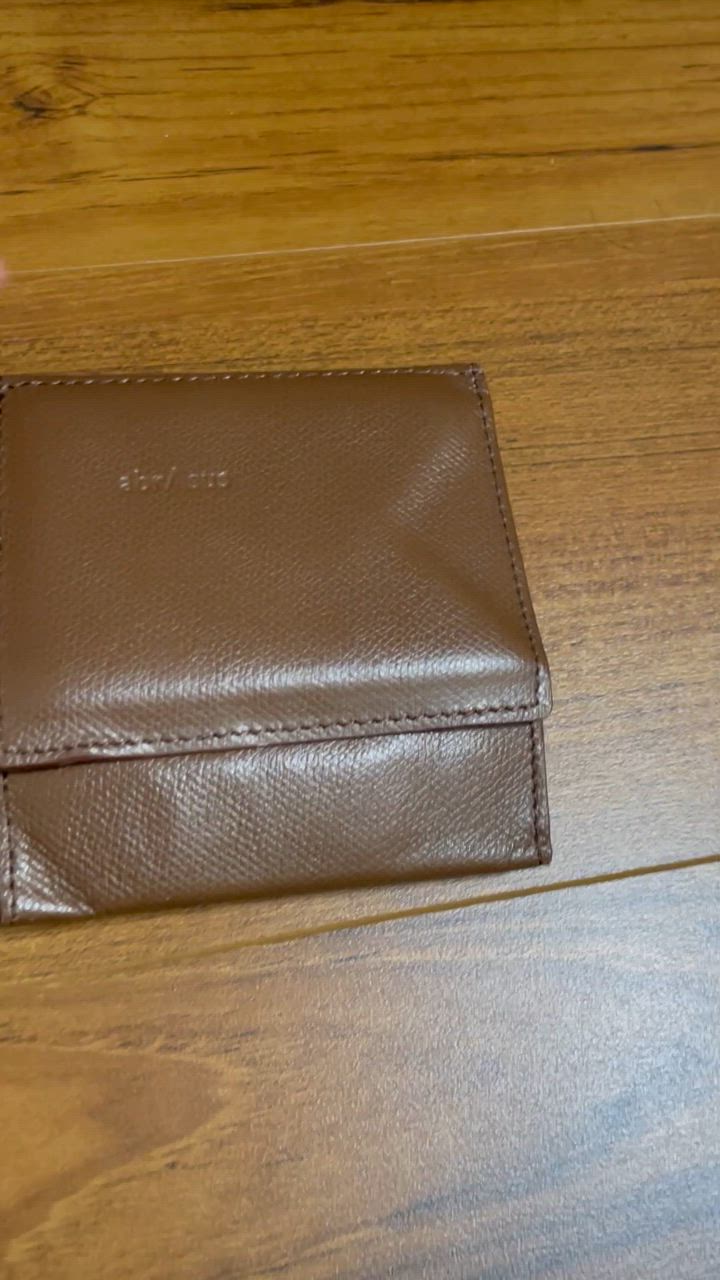 abrAsus 薄い財布 abrAsus（アブラサス）メンズ 二つ折り革財布