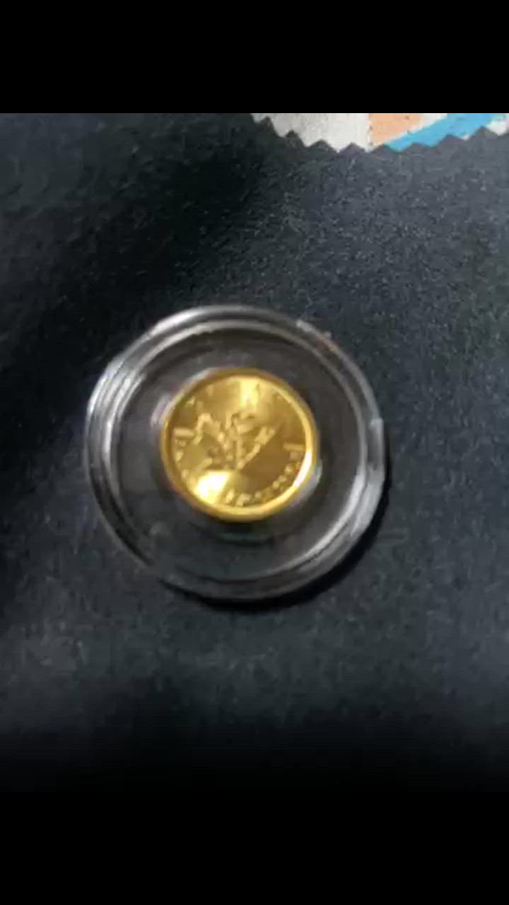 2023年製 メイプルリーフ金貨 1g 24k 純金ゴールド 送料無料】未開封 メイプルリーフ金貨 純金 24金 1g 「メイプル