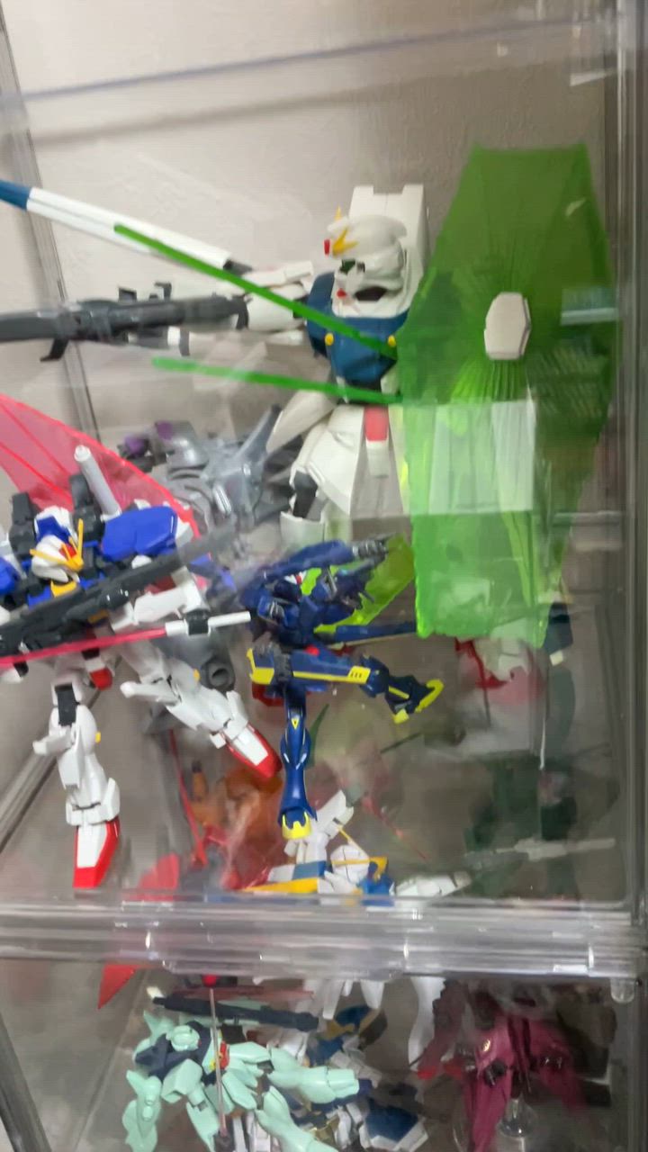 積み重ね可能 フィギュアケース 大型 透明展示ケース マグネット