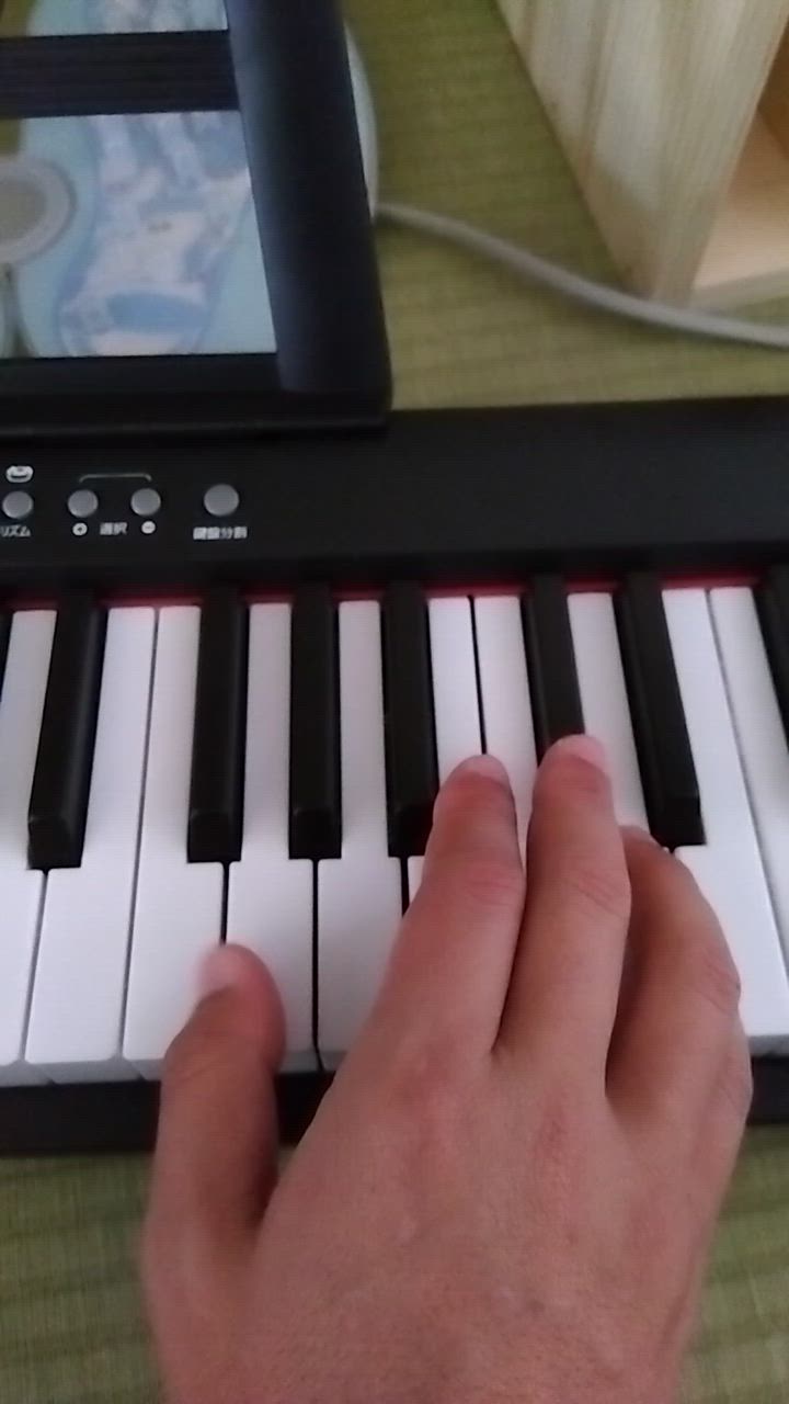電子キーボード 61鍵盤 日本語表記 電池給電可能 200種類音色