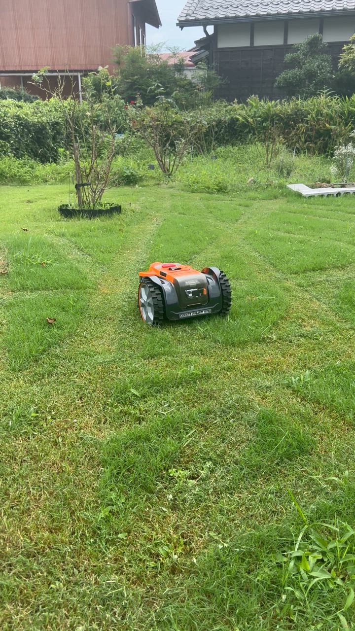7/13まで特別価格、新品、ロボット芝刈り機 黒 近日値上予定VBRM16 08 ロボット 芝刈り機 芝刈機 ETG Japan