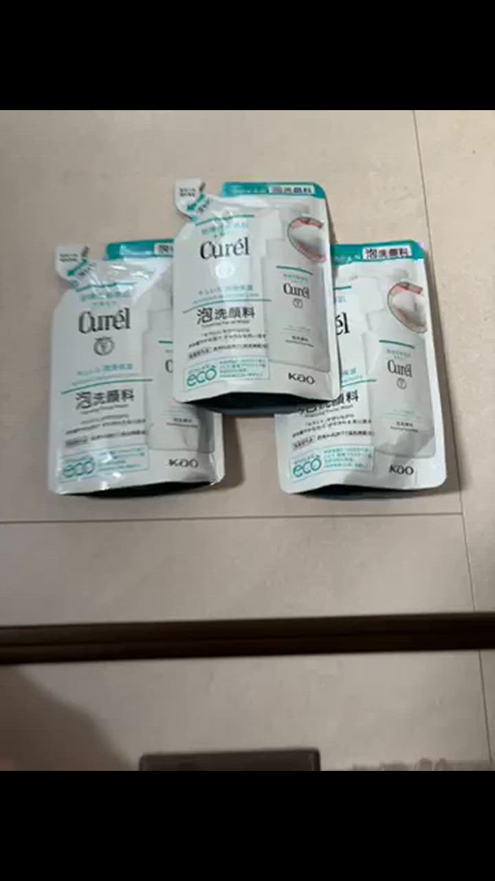 Curel(キュレル) 泡洗顔料 つめかえ用 130ml 3個セット 花王