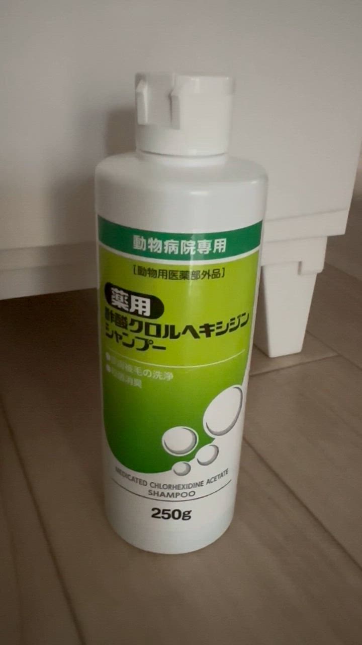 薬用酢酸クロルヘキシジンシャンプー 犬猫用 250g（動物用医薬部
